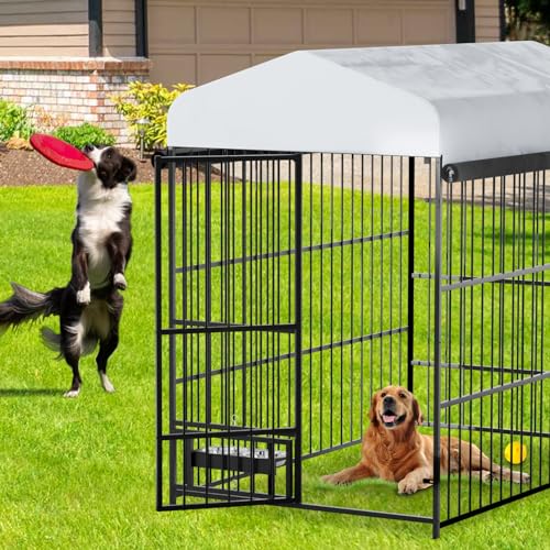Heavy Duty Outdoor Dog Kennel for Small, Medium, and Large Dogs